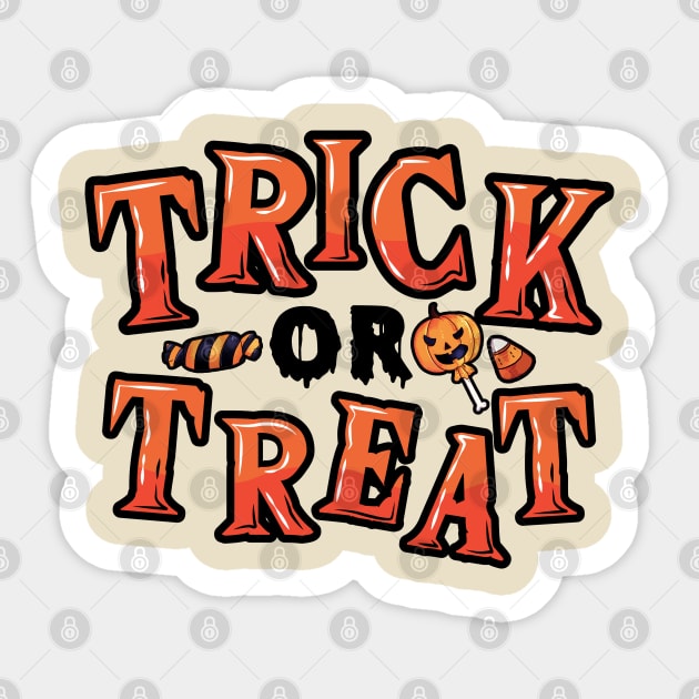 Cute Trick Or Treat Halloween Candy Sweets Costume Sticker by beelz